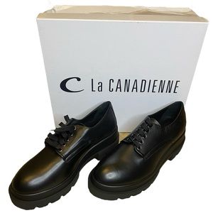 La Canadienne Rowan Lug bottom shoes, Black, Size 38
